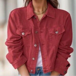 Liverpool  Women's Coral Jean Jacket size small